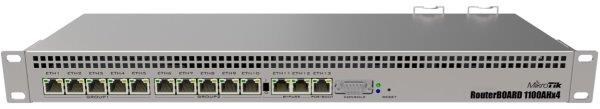 MikroTik RouterBOARD RB1100AHx4 (RB1100x4), 1.4GHz Quad-Core CPU, 1GB RAM, 13x LAN, vč. L6 licence