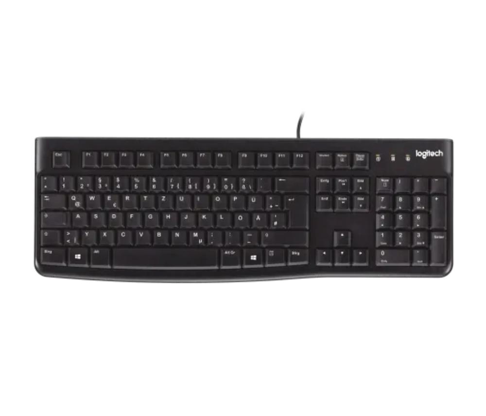 Logitech Keyboard MK120, US, black