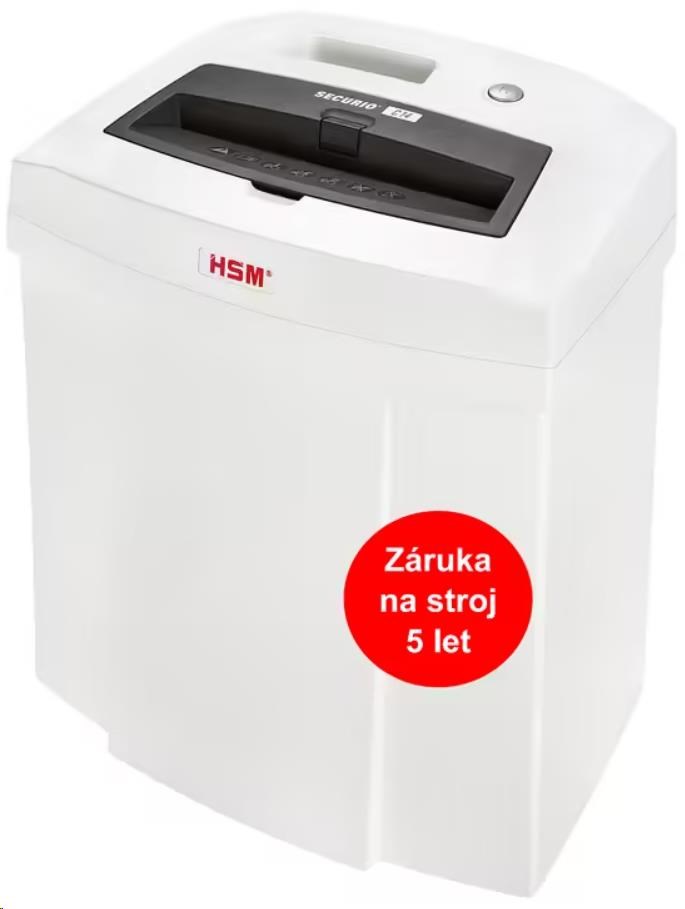 HSM skartovač Securio C14 (řez: Podélný 3.9mm | vstup: 225mm | DIN: P-2 (2) | papír, sponky, plast. karty )
