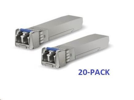 UBNT U Fiber UF-SM-10G-20, 20-PACK [20ks SFP+ 10G modulů, Single-Mode, LC konektor]