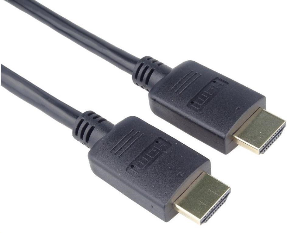 PremiumCord HDMI 2.0 High Speed + Ethernet kabel, zlacené konektory, 2m