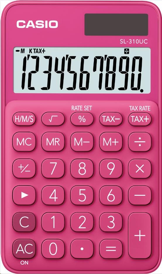 CASIO kalkulačka SL 310UC RD, Kapesní kalkulátor