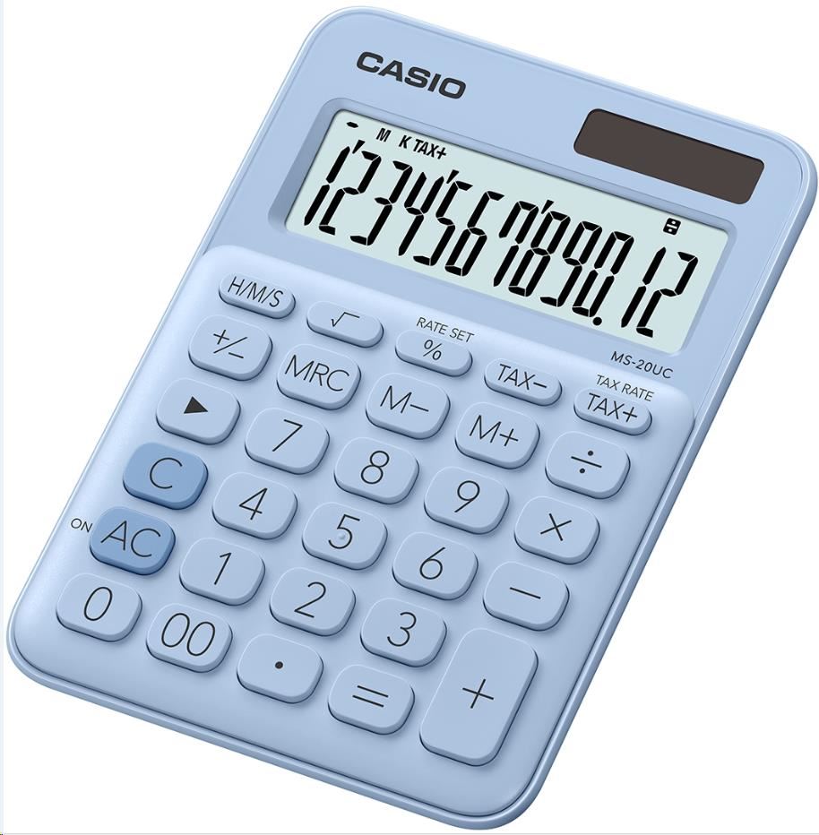 CASIO kalkulačka MS 20UC LB, Stolní kalkulátor