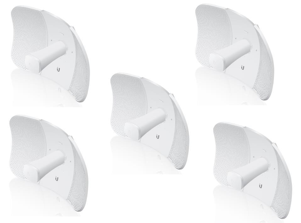 UBNT airMAX LiteBeam 5AC Gen2, 5-PACK, bez PoE adaptérů!  [450+Mbps AP/Client, 5GHz, anténa 23dBi, 5GHz, airMAXac]