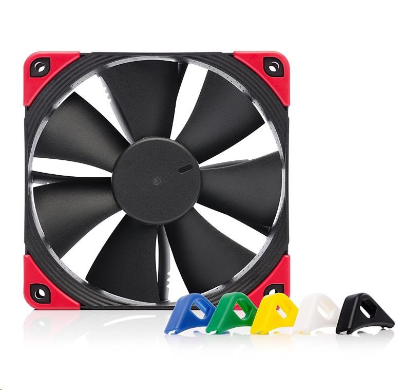 NOCTUA Ventilátor NF-F12 PWMCH.BK.S, 120mm, černá