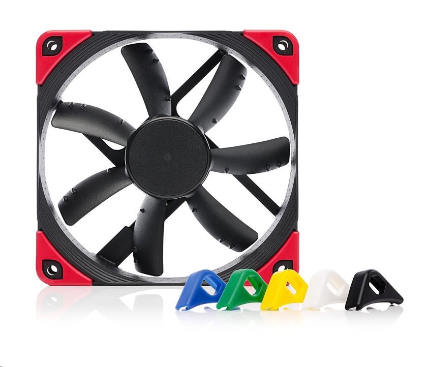 NOCTUA Ventilátor NF-S12A PWMCH.BK.S, 120mm, černá