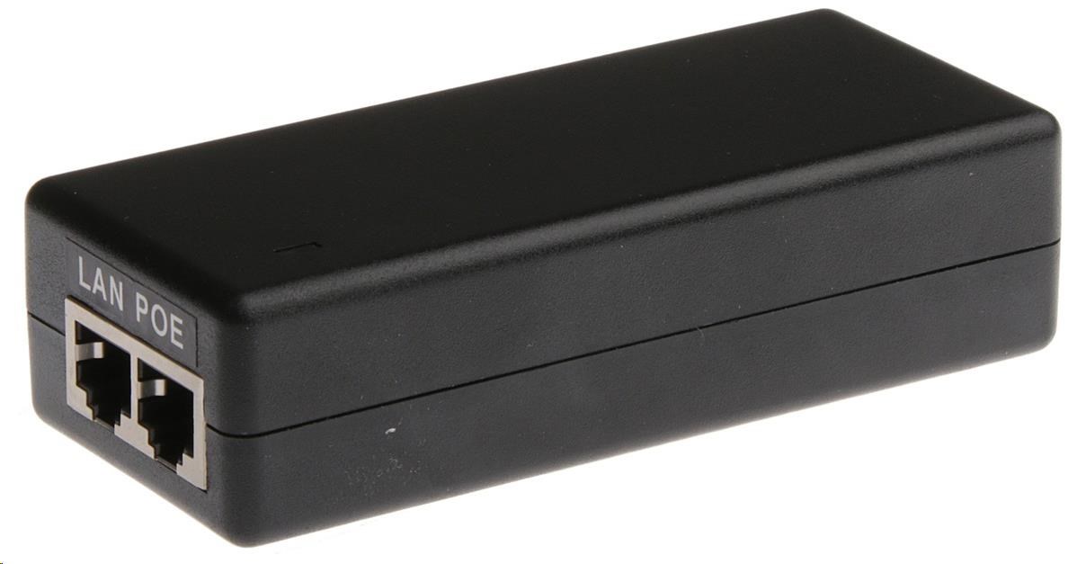 MikroTik Gigabit PoE adaptér 24V / 0.5A, 12W pro RouterBoard, zemněný