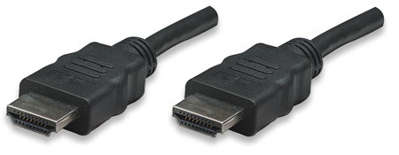 MANHATTAN kabel High Speed HDMI 3D, Male to Male, stíněný, černý, 7,5m
