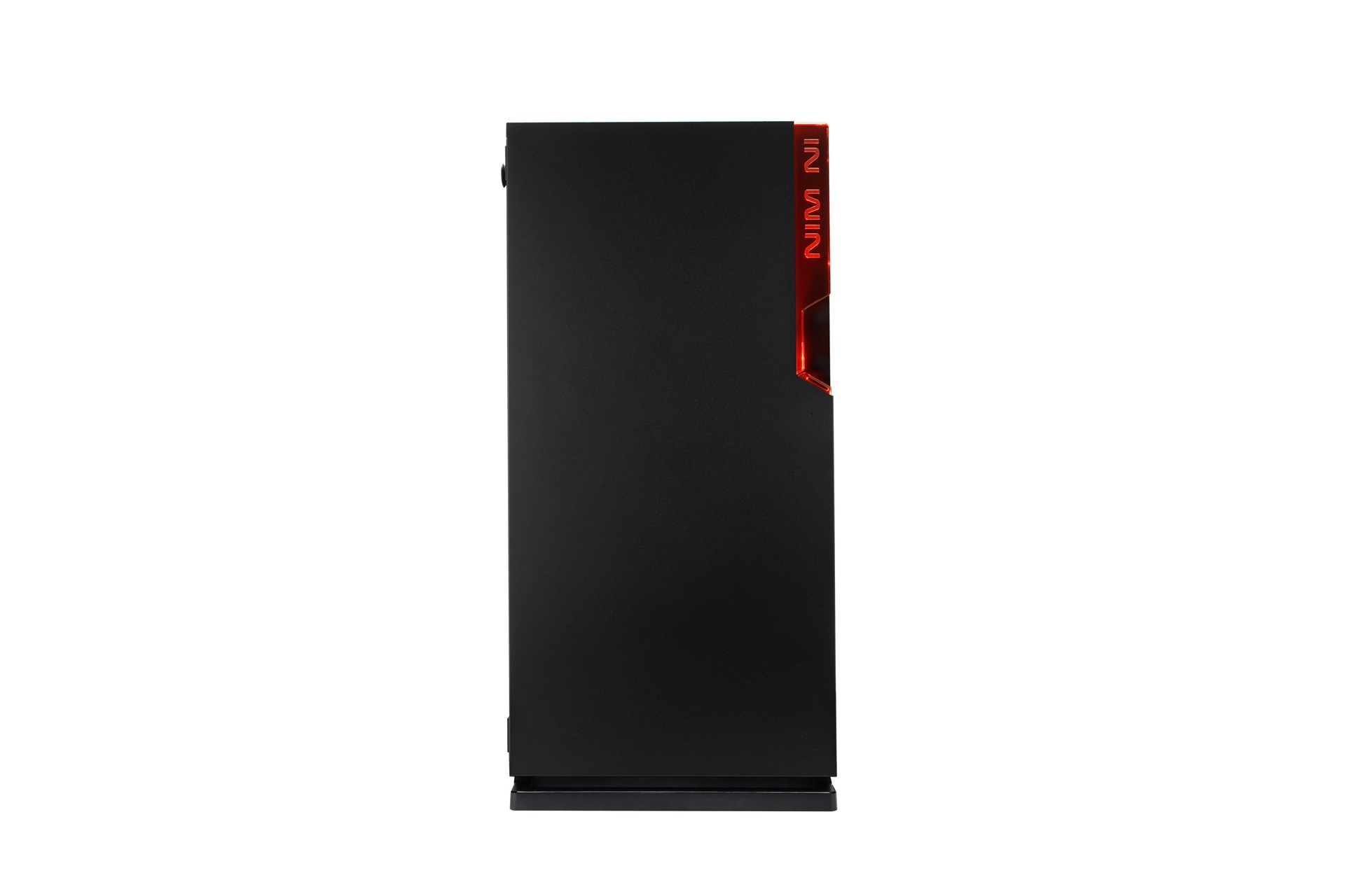 IN WIN skříň 101 Black, Midi Tower, průhledný bok, bez zdroje