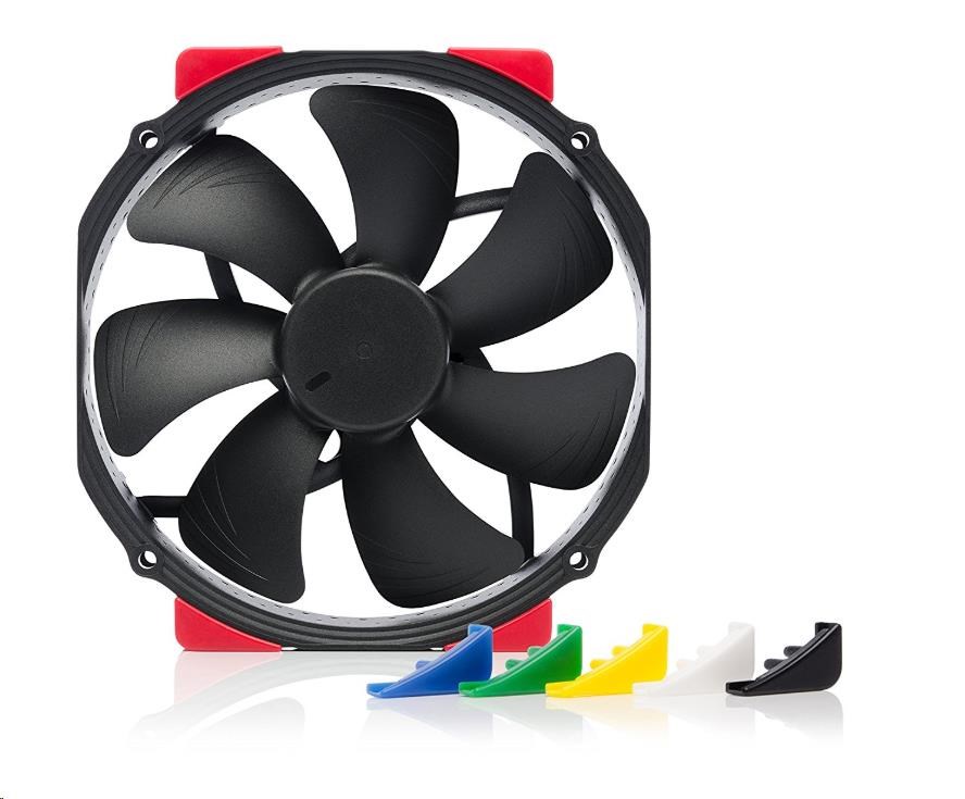 NOCTUA Ventilátor NF-A15 HS-PWMCH.BK.S, 140mm, černá