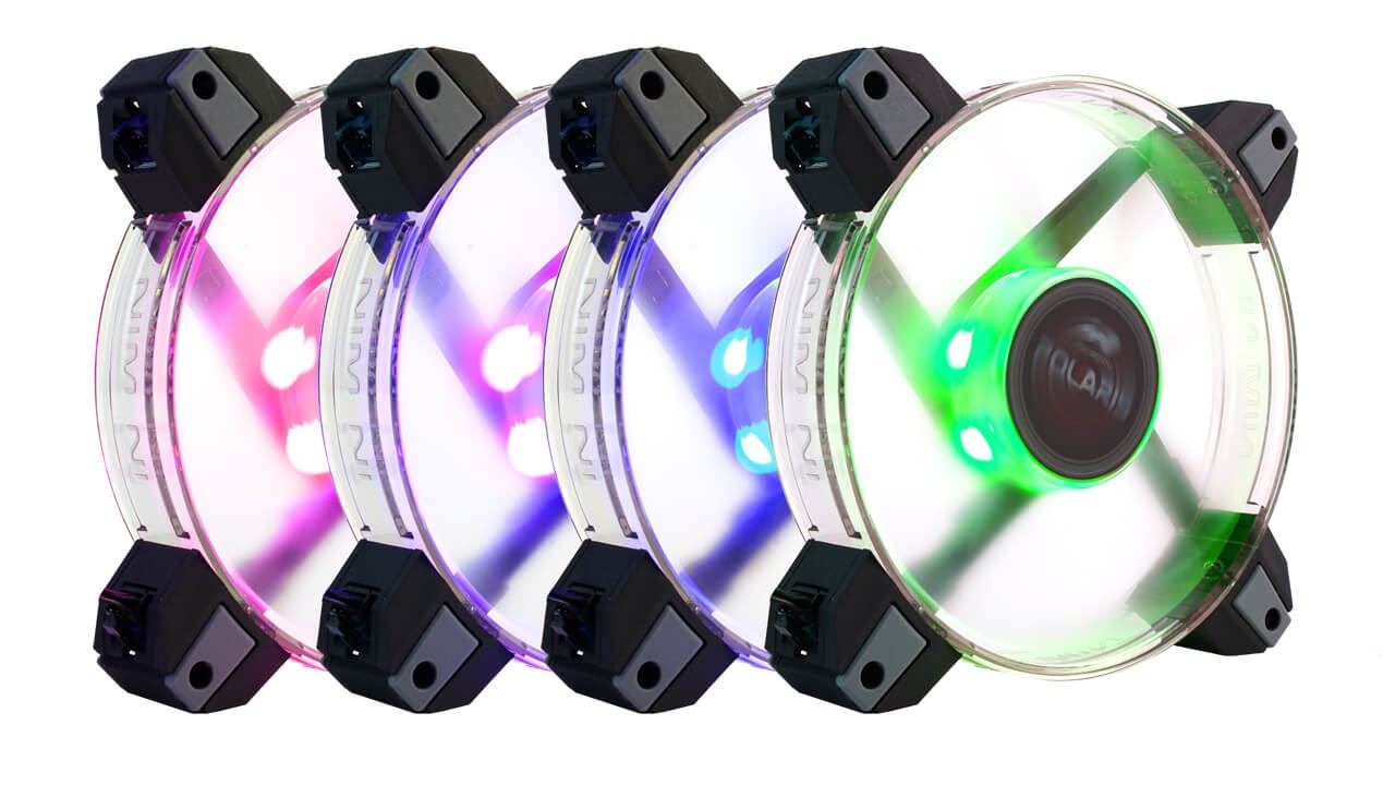IN WIN ventilátor Polaris RGB (twin pack)
